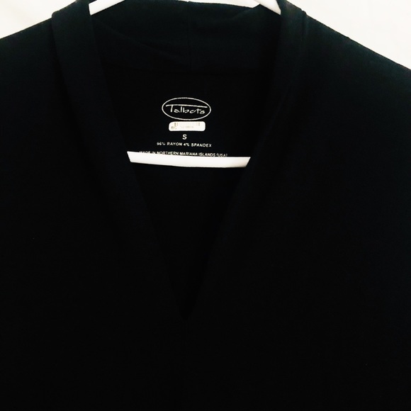 Talbots Black Sleeveless Collar Blouse Size Small - Picture 2 of 3